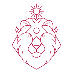 Ilustración del signo de Leo para Vivir en Astrológico.