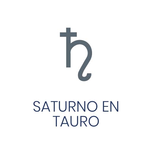 Símbolo astrológico de Saturno en Tauro para Vivir en Astrológico.