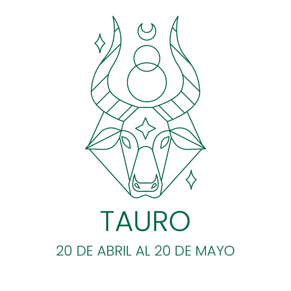 Ilustración de un toro para simbolizar el signo de Tauro.