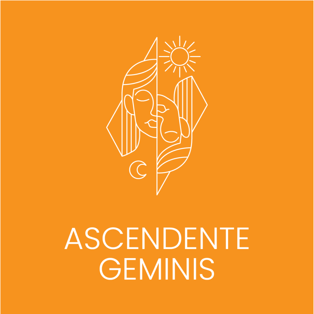 Ilustración del Ascendente Géminis para Vivir en Astrológico.