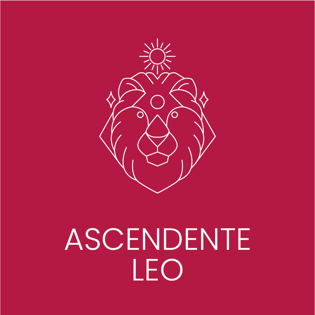 Ilustración del Ascendente Leo para Vivir en Astrológico.