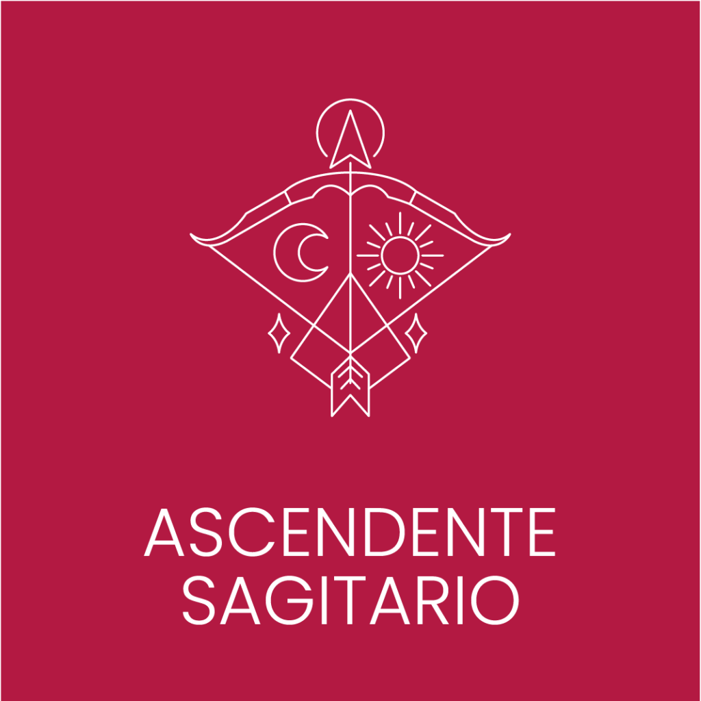 Ilustración del Ascendente Sagitario para Vivir en Astrológico.