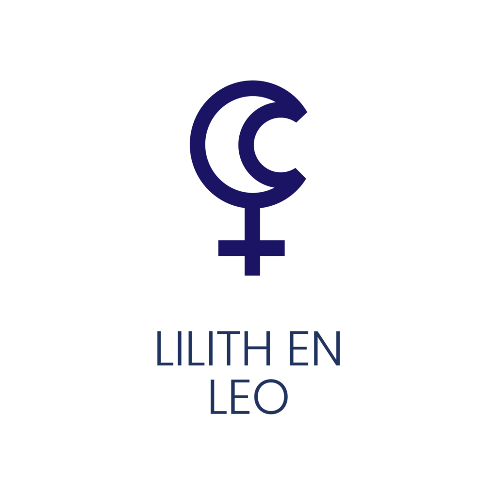 Logo de Lilith en Leo para un artículo de Vivir En Astrológico.