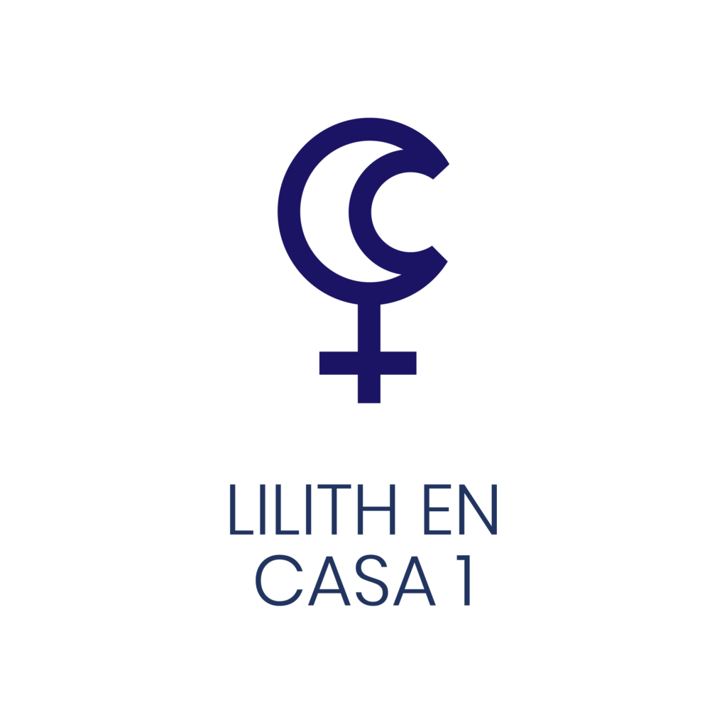 Logo de Lilith en Casa 1 para un artículo de Vivir En Astrológico.